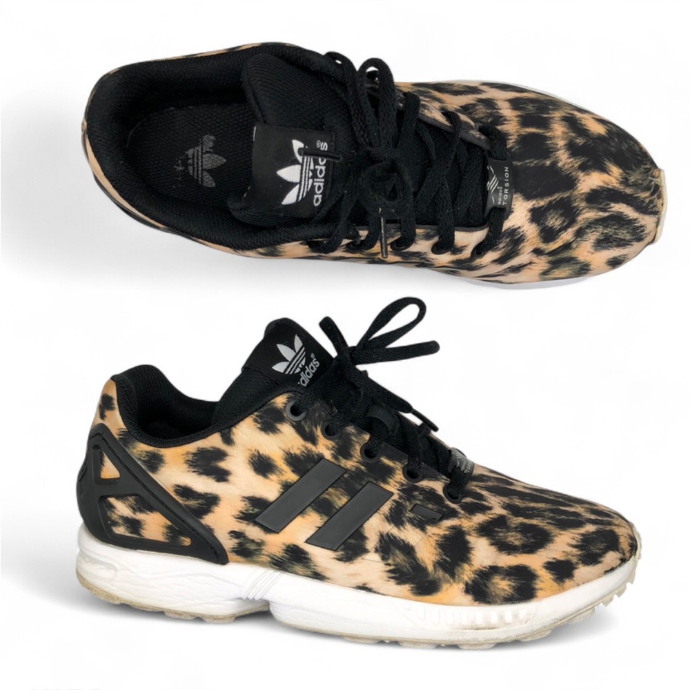 Adidas ZX Flux Leopard Sneakers